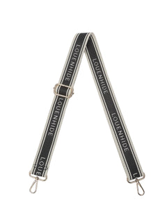 Louenhide Logo Bag Strap - Black/Cream