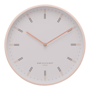 Clock - Ellie White/Rose Gold 30cm