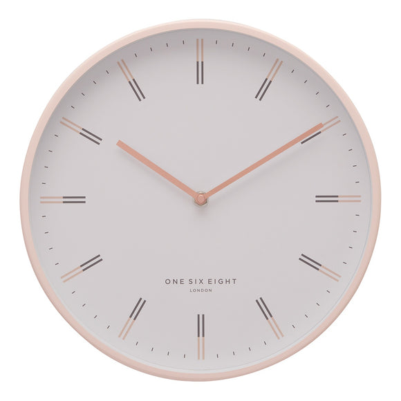 Clock - Ellie White/Rose Gold 30cm