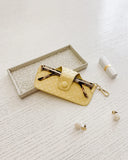 Louenhide Skittle Sunglass Case - Woven Butter Yellow