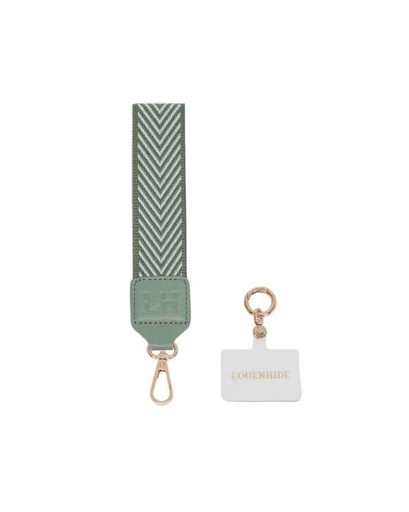 Louenhide Iris Keyring with Phone Attachment - Sage Green