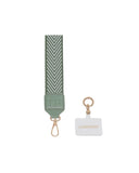 Louenhide Iris Keyring with Phone Attachment - Sage Green