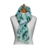 Leaves Scarf - Mint