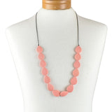 Teardrop Necklace - Dusty Rose