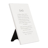 Quote Plaque - Precious Dad