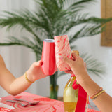 Sparkling Flute Stainless - Red Stripe