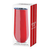 Sparkling Flute Stainless - Red Stripe