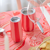Sparkling Flute Stainless - Red Stripe