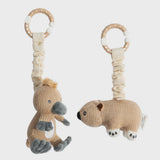 Stroller Toy 2pk - Platypus & Wombat
