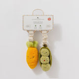 Stroller Toy 2pk - Carrot & Green Peas