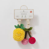 Stroller Toy 2pk - Pineapple & Cherries
