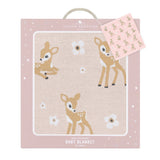 Whimsical Baby Blanket - Fawn Blush