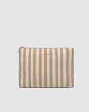 Louenhide Nala Makeup Bag - Beige Stripe