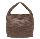 Louenhide Gabby Woven Shoulder Bag - Chocolate