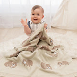 Baby Blanket Australiana - Wombat Natural