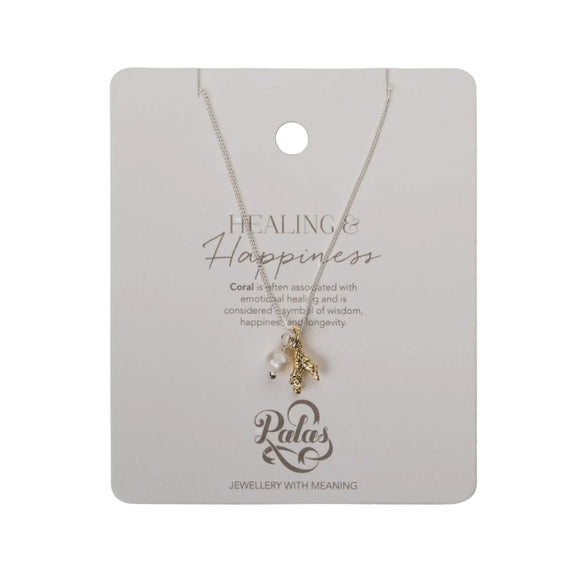 Dreamweaver Necklace - Coral Healing & Happiness