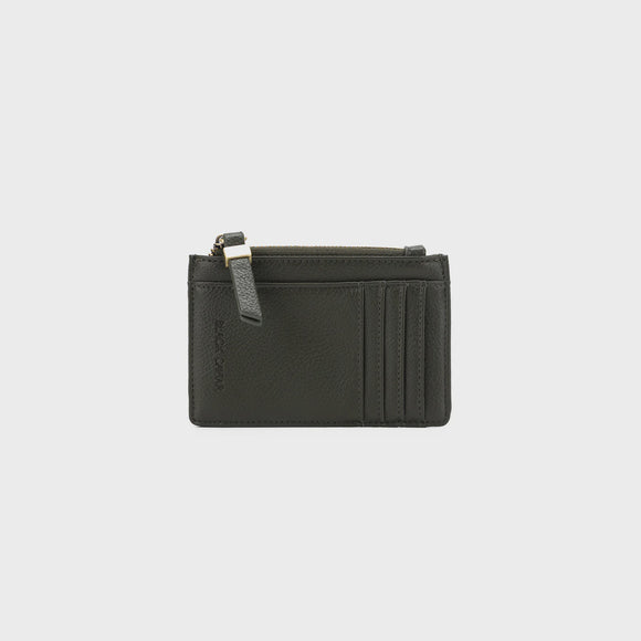 Black Caviar Designs - Ines Card Holder/ Coin Purse Olive