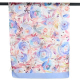 Botanical Bloom Scarf - Purple
