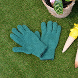 Sprout Microfibre Leaf Cleaning Gloves - Green