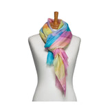 Rainbow Stripes Scarf - Mulitcolour