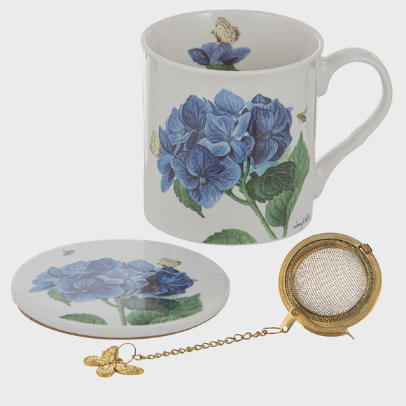 Gift Set - Jenny's Garden Blue Hydrangea Mug