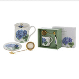 Gift Set - Jenny's Garden Blue Hydrangea Mug
