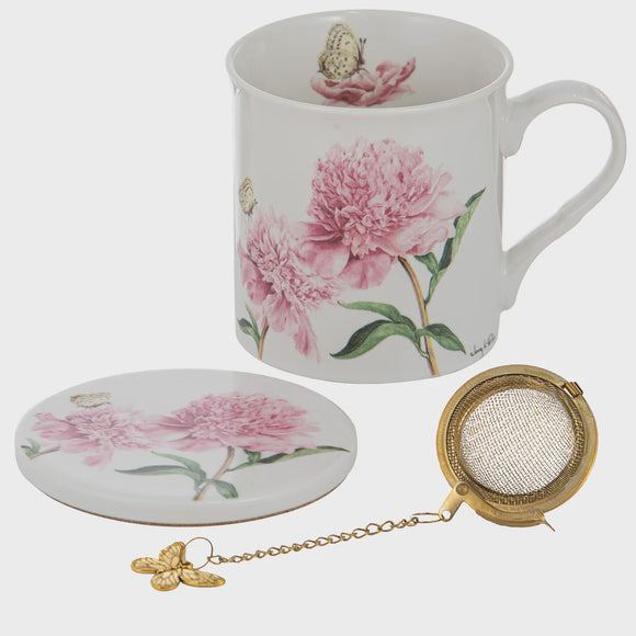 Tea Gift Set - Jenny's Garden Pink Peony's
