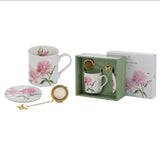 Tea Gift Set - Jenny's Garden Pink Peony's