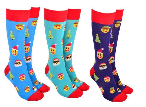Sock Society - Christmas Emoji