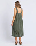 Foxwood Sage Dress - Khaki