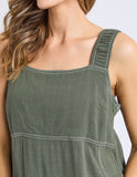 Foxwood Sage Dress - Khaki