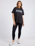 Foxwood - House Aths Tee - Washed Black