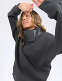 Foxwood College Zip Crew - Charcoal