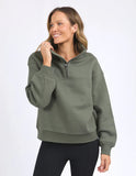 Foxwood College Zip Crew - Khaki