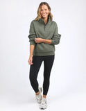 Foxwood College Zip Crew - Khaki