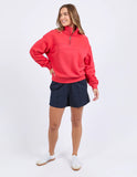 Foxwood College Zip Crew - Red