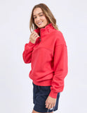 Foxwood College Zip Crew - Red