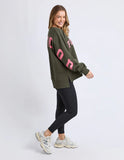 Foxwood Interval Crew - Dark Khaki / Coral