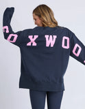 Foxwood Interval Crew - Navy/Neon Pink