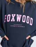 Foxwood Interval Crew - Navy/Neon Pink