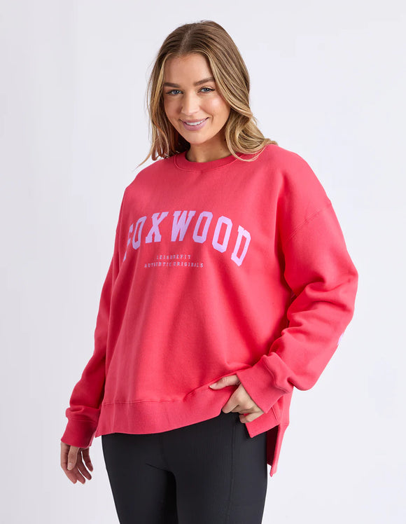 Foxwood Interval Crew - Raspberry / Neon Lilac