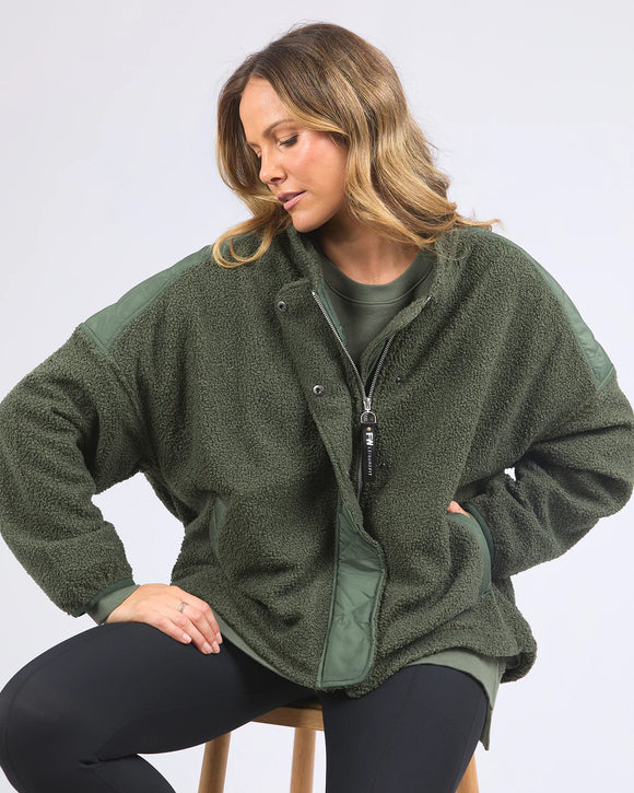 Foxwood Arizona Fleece Zip Thru - Khaki