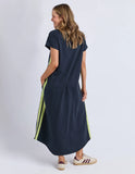 Foxwood Recovery Dress - Navy / Neon Lemon