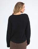 Foxwood Murphy Knit Cardigan - Black