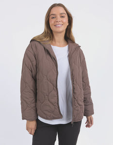 Foxwood Mellow Quilted Jacket - Coffee Quartz