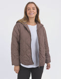 Foxwood Mellow Quilted Jacket - Coffee Quartz