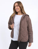 Foxwood Mellow Quilted Jacket - Coffee Quartz
