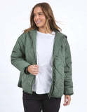 Foxwood Mellow Quilted Jacket - Khaki