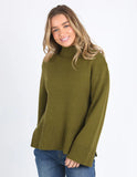 Foxwood Jude Knit - Olive Green