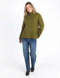 Foxwood Jude Knit - Olive Green